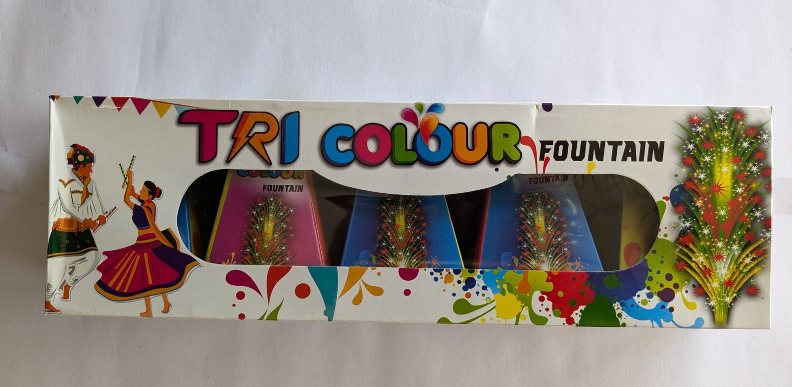 TRI COLOUR(5 PCE) MULTI COLOUR